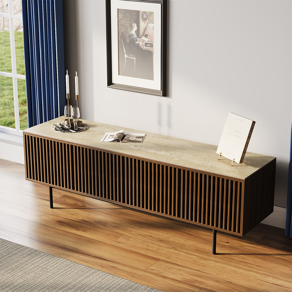 Aeolus Mid-Century Media Console
