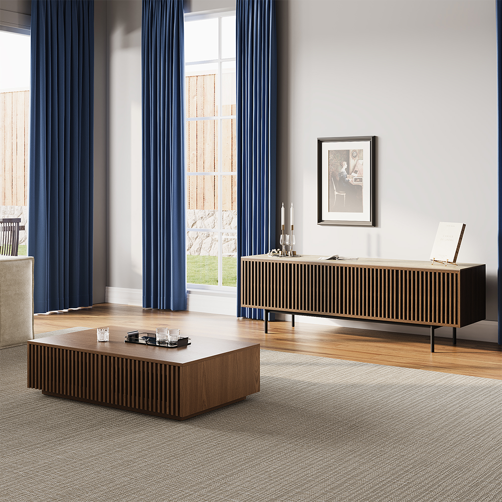 Aeolus Mid-Century Media Console