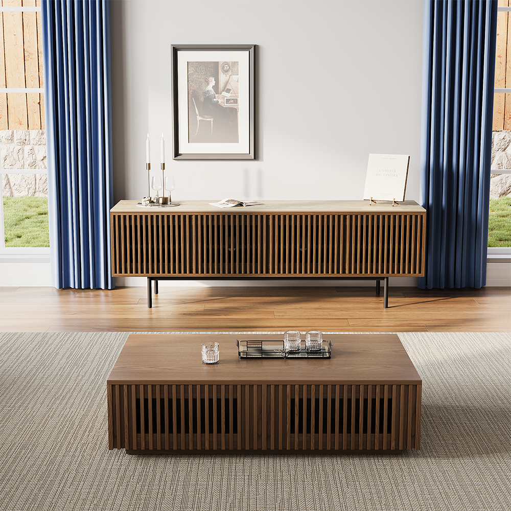 Aeolus Mid-Century Media Console