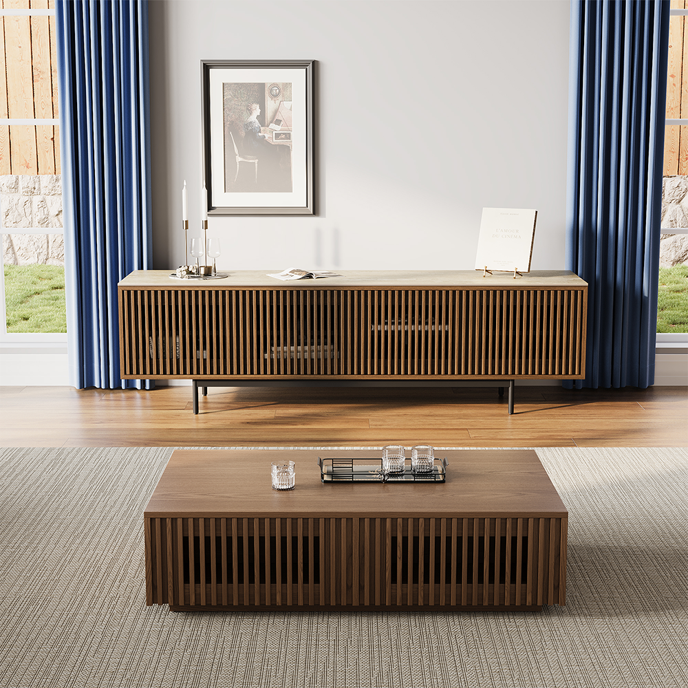 Aeolus Mid-Century Media Console
