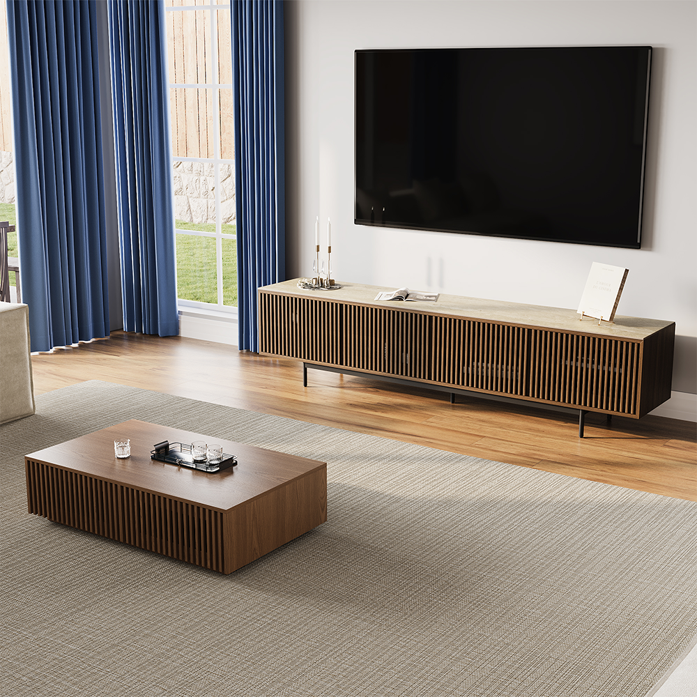 Aeolus Mid-Century Media Console