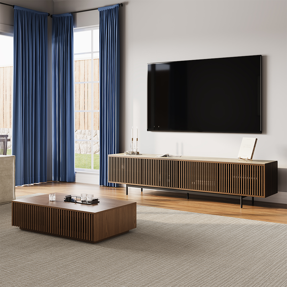 Aeolus Mid-Century Media Console