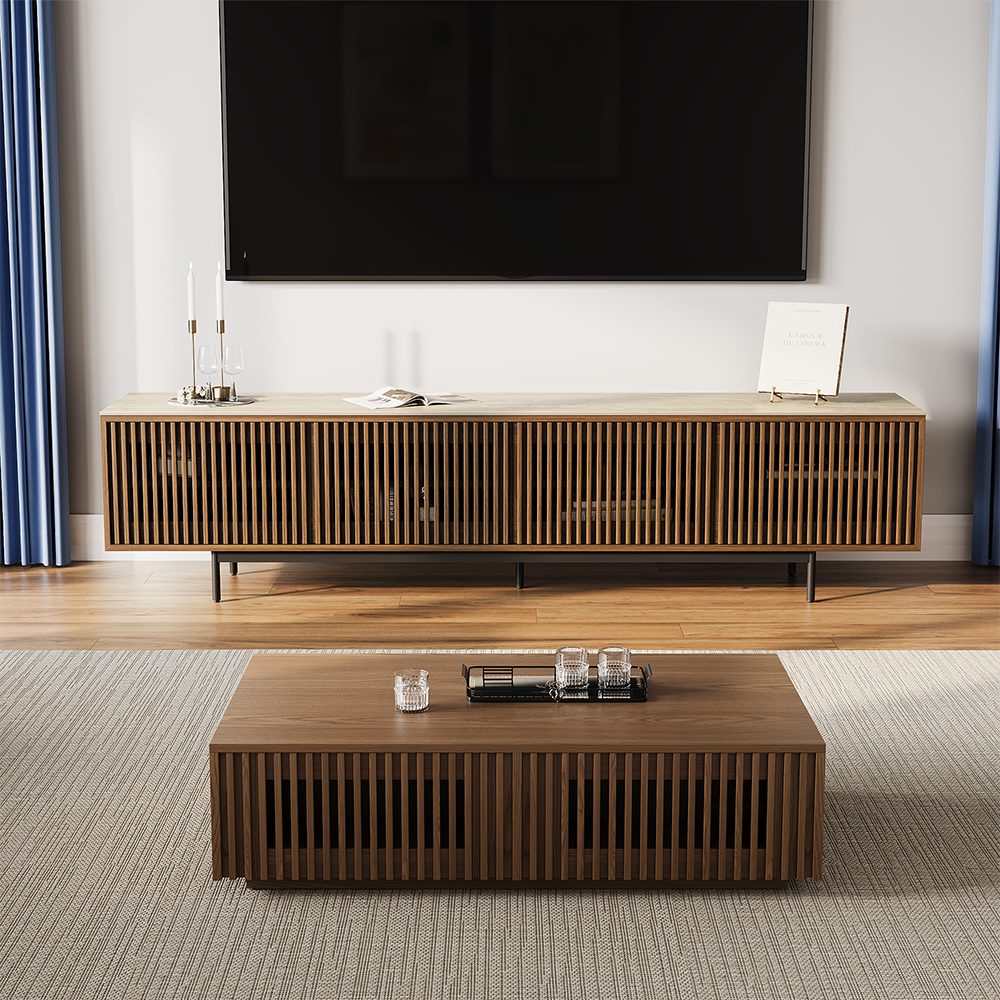 Aeolus Mid-Century Media Console