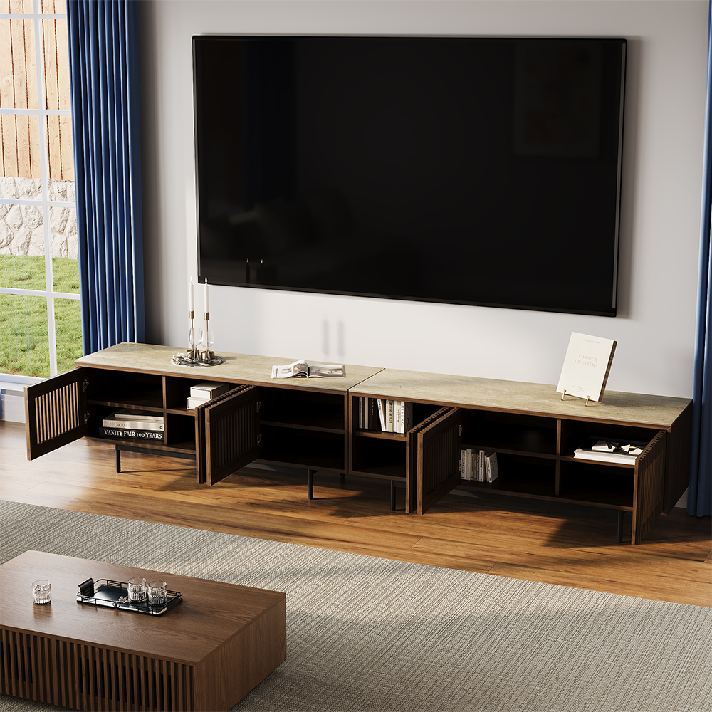 Aeolus Mid-Century Media Console