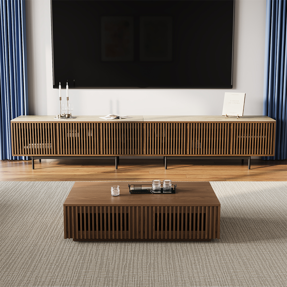 Aeolus Mid-Century Media Console