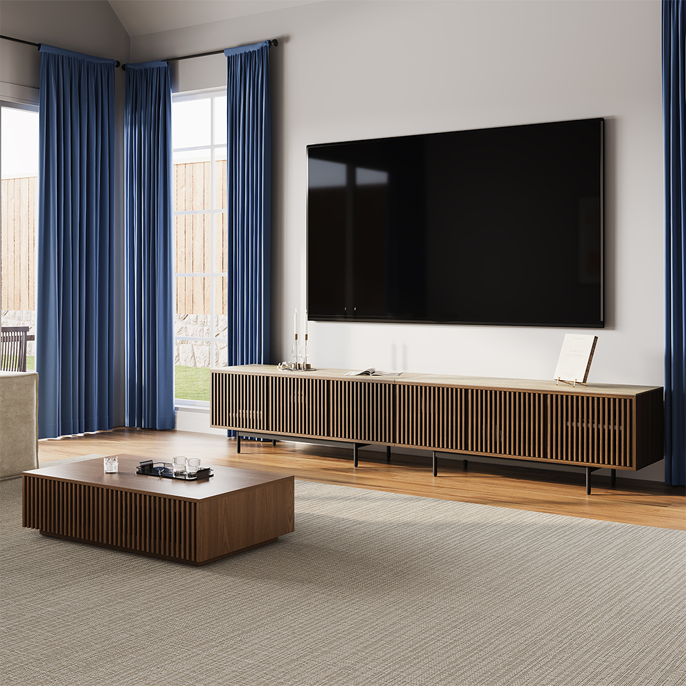 Aeolus Mid-Century Media Console