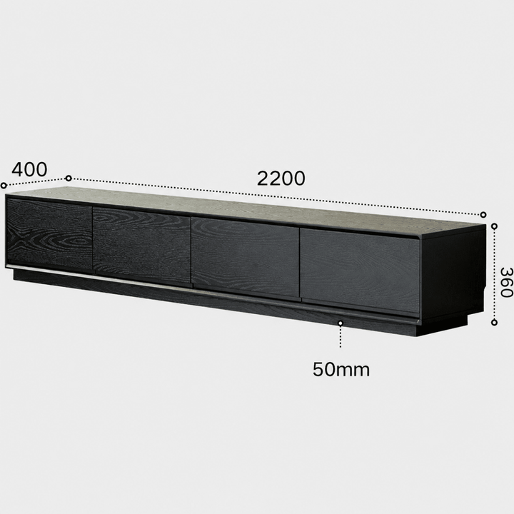 BAETO Modern Solid Wood TV Console - Exclusivia