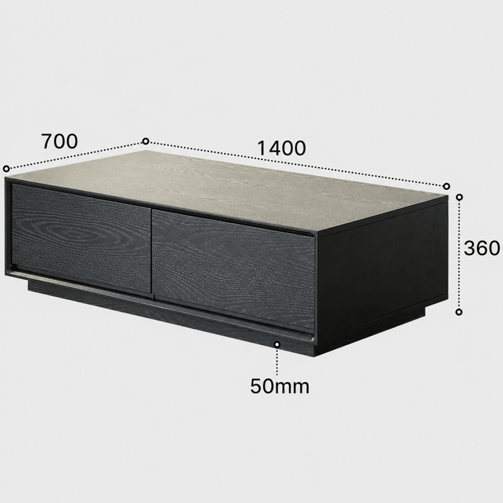BAETO Modern Solid Wood TV Console - Exclusivia