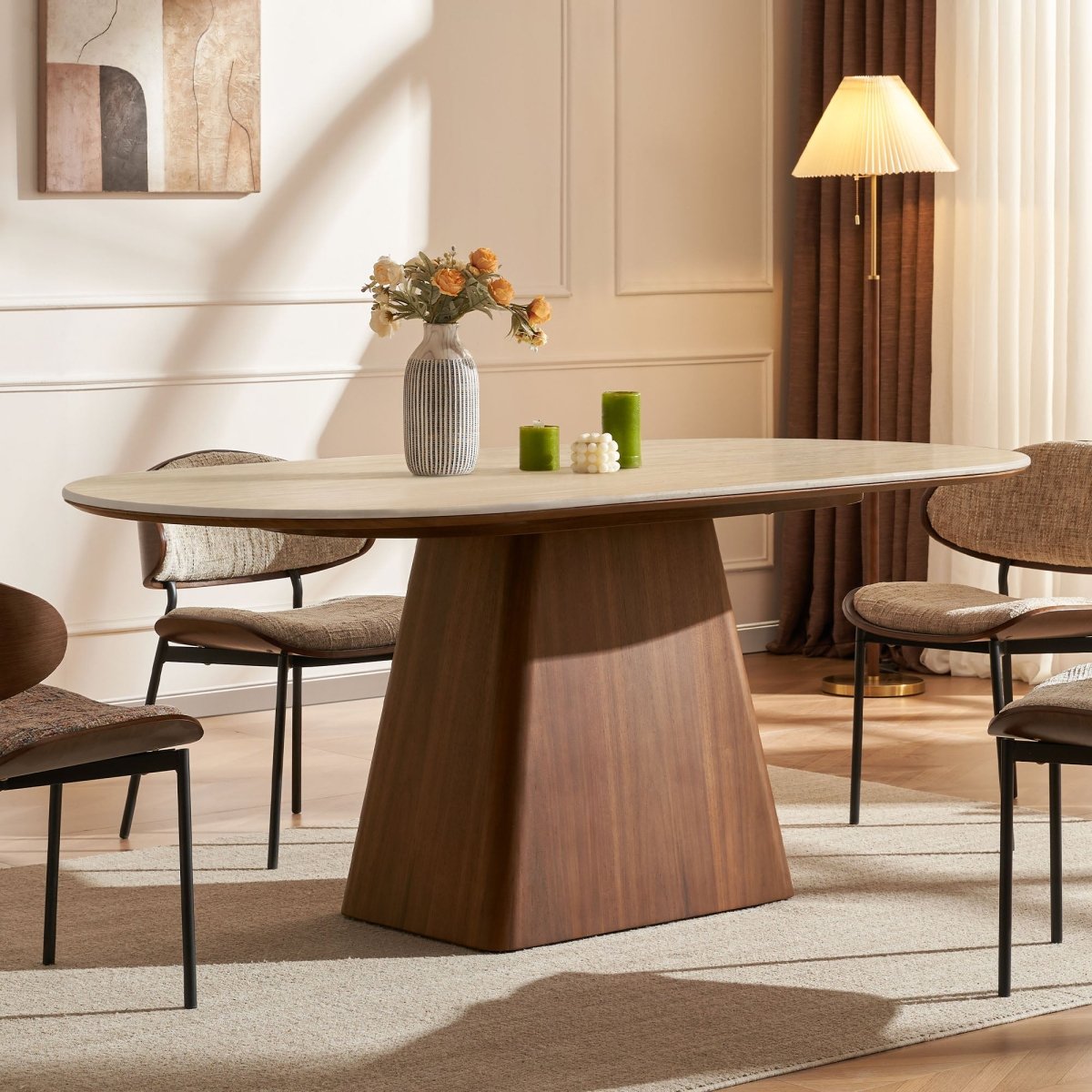 Aurelio Oval Dining Table - Exclusivia