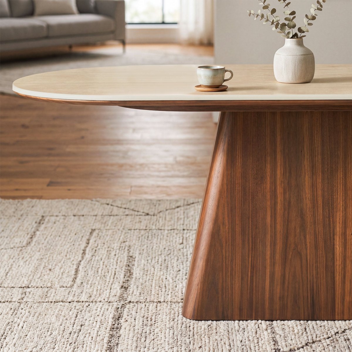 Aurelio Oval Dining Table - Exclusivia