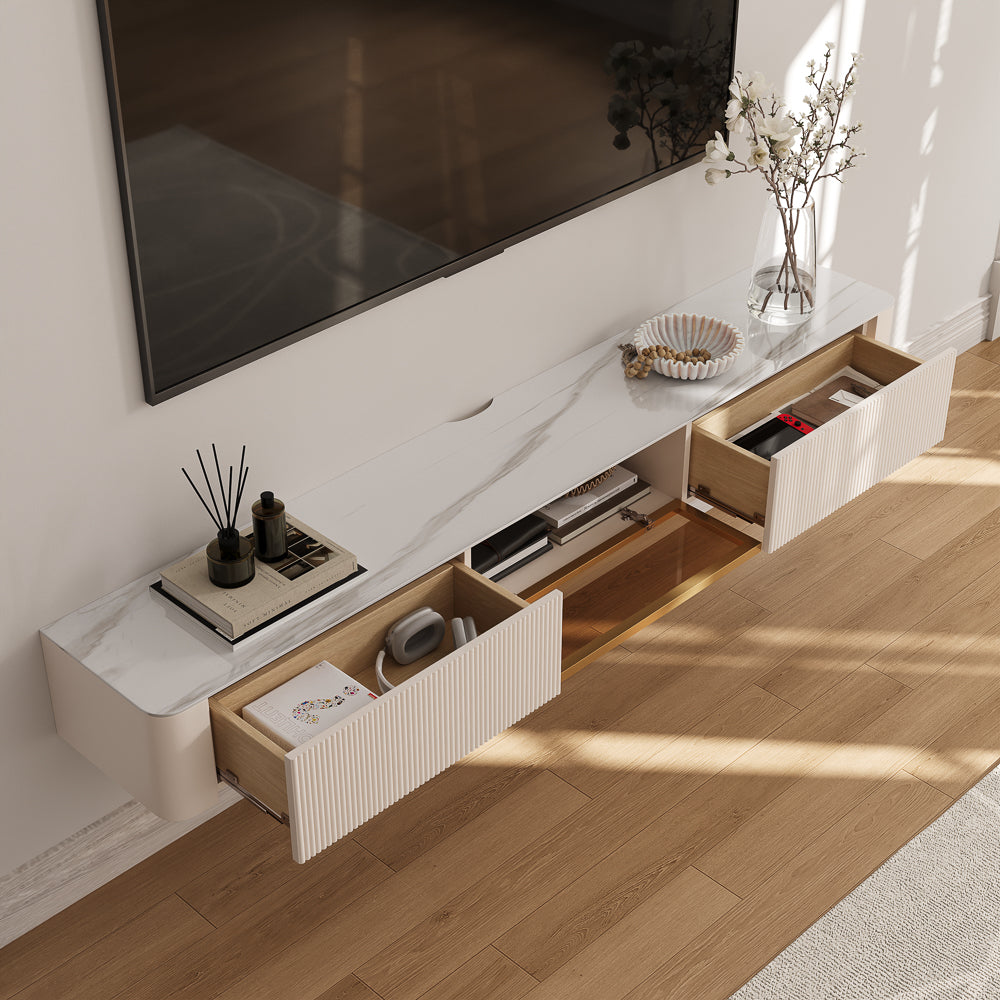 Montreux Floating Stone Media Console