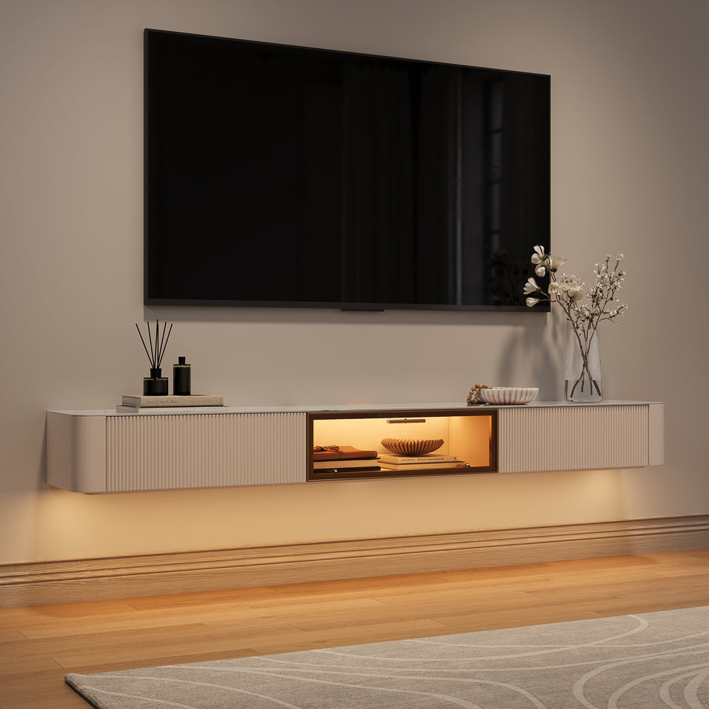 Montreux Floating Stone Media Console