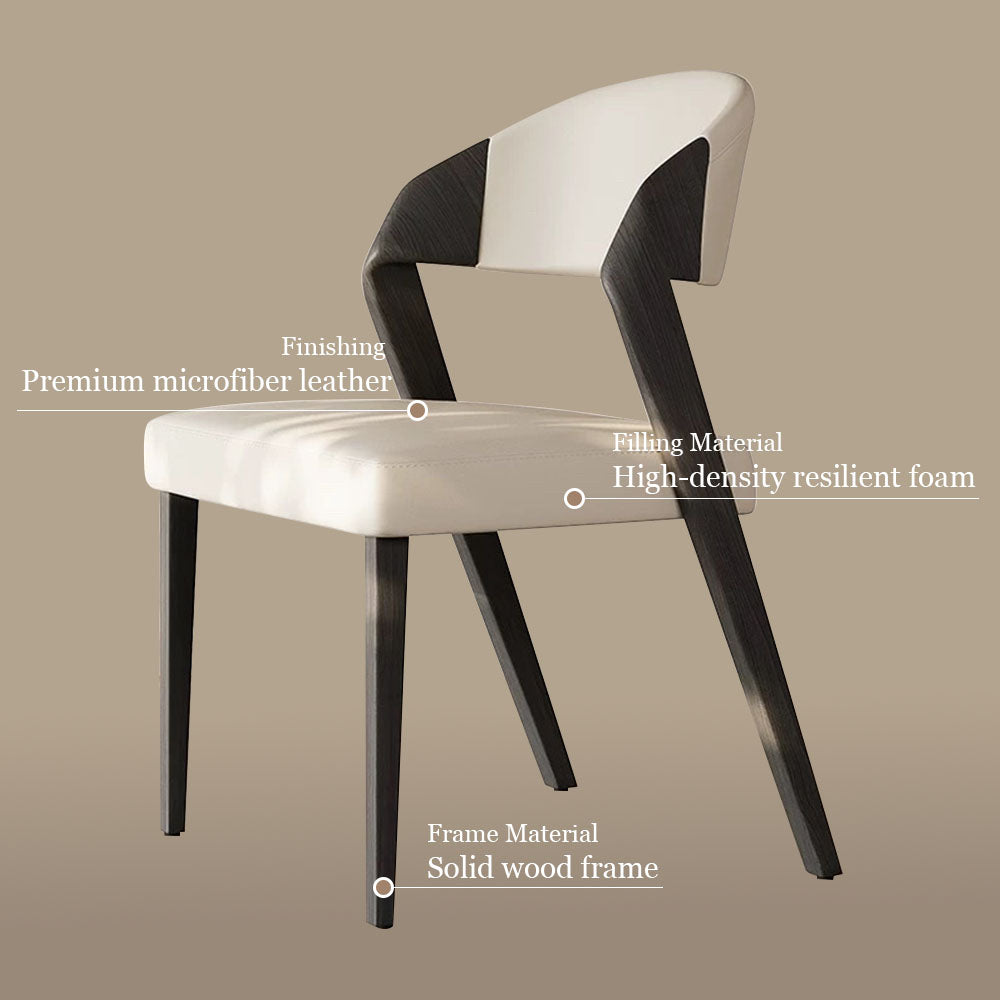 Corvin Minimalist Wood Chair (Set of 2)