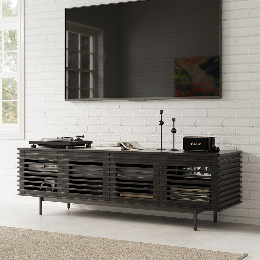 Ravelle Slatted TV Console