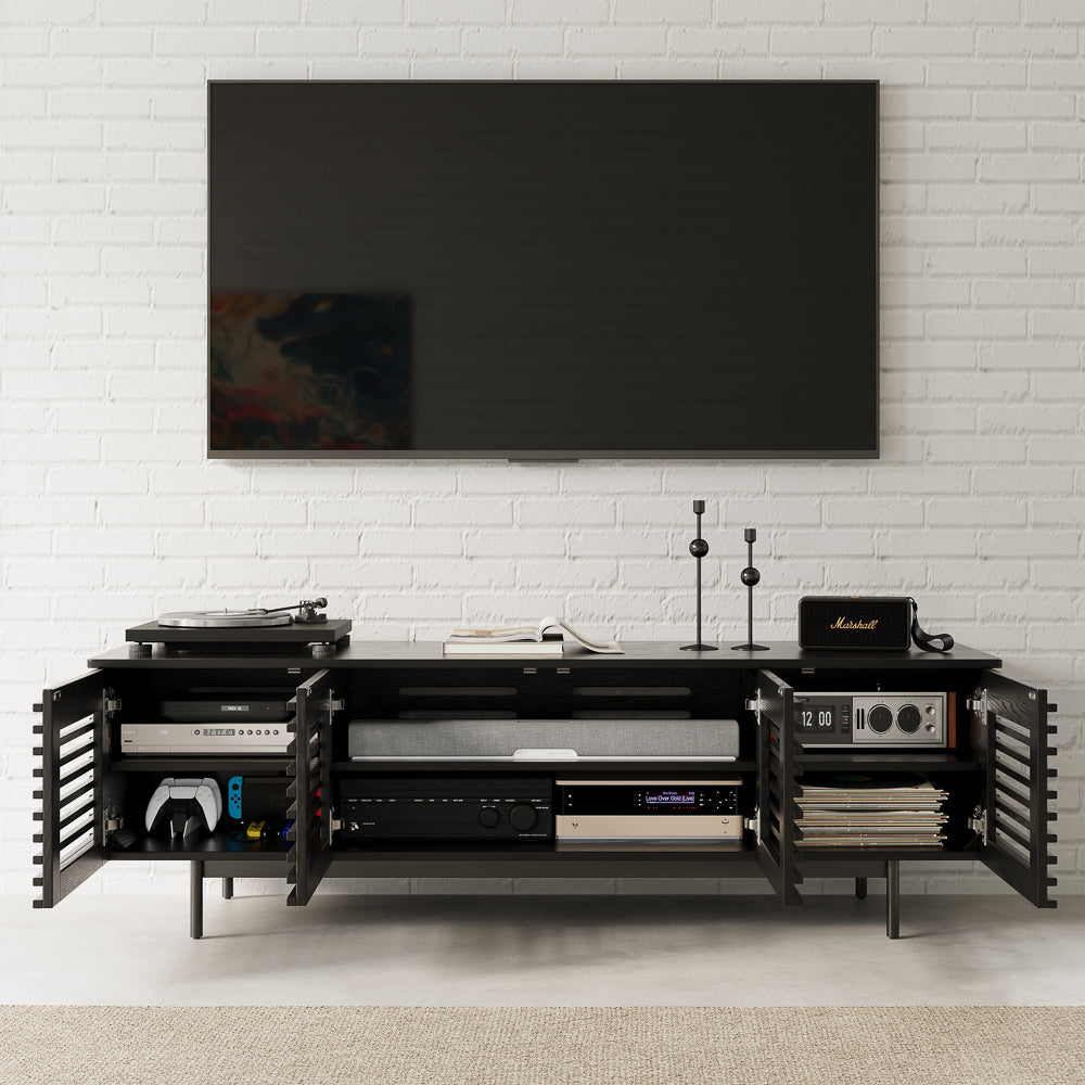 Ravelle Slatted TV Console