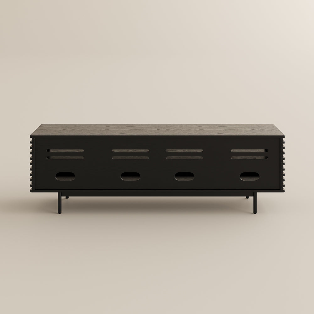 Ravelle Slatted TV Console