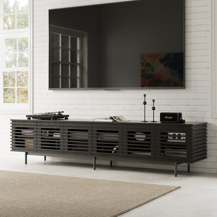 Ravelle Slatted Media Console