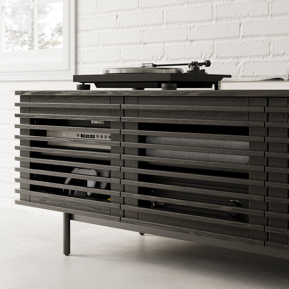 Ravelle Slatted TV Console