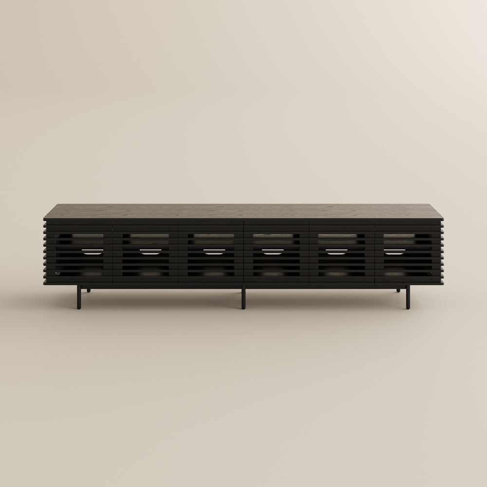 Ravelle Slatted TV Console