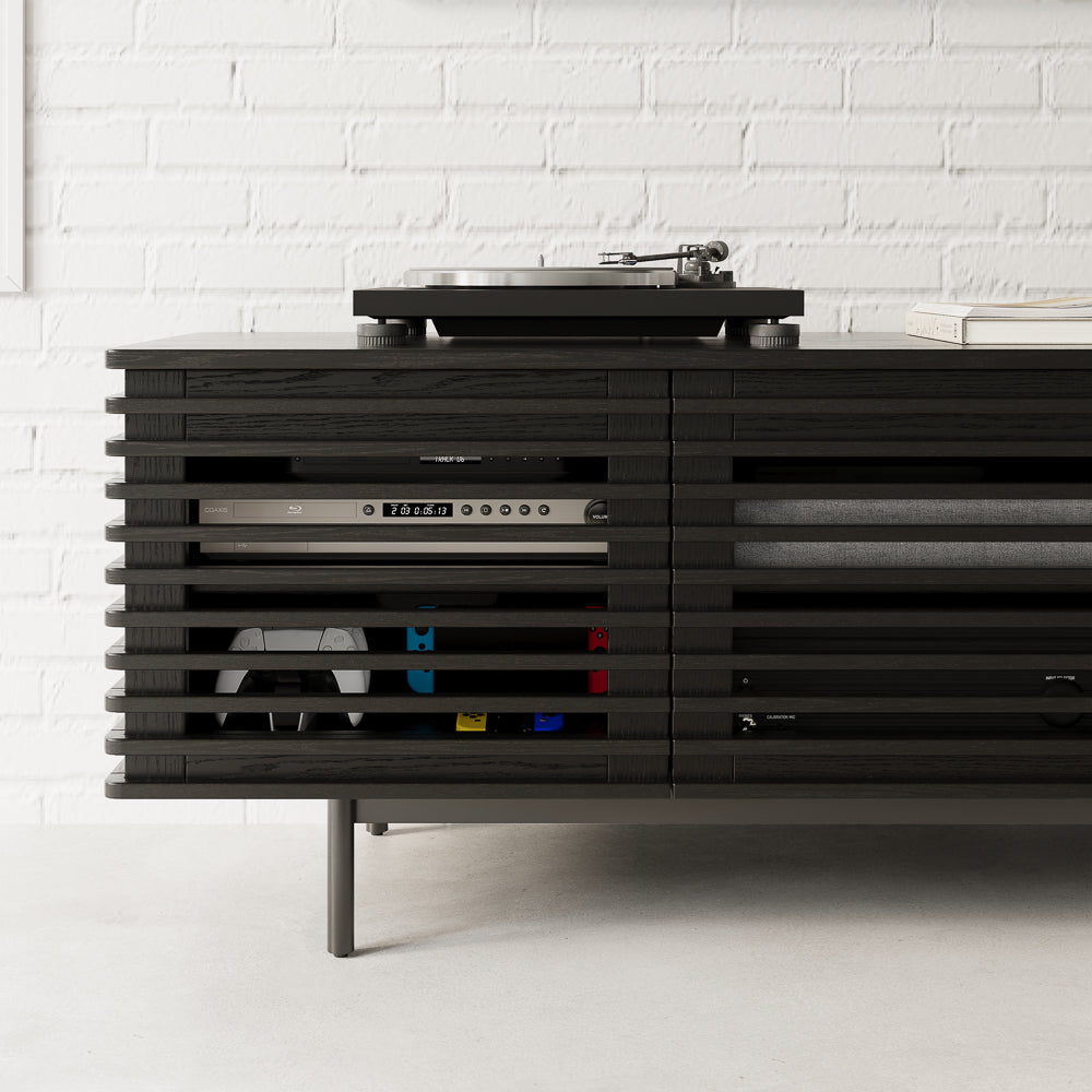 Ravelle Slatted TV Console