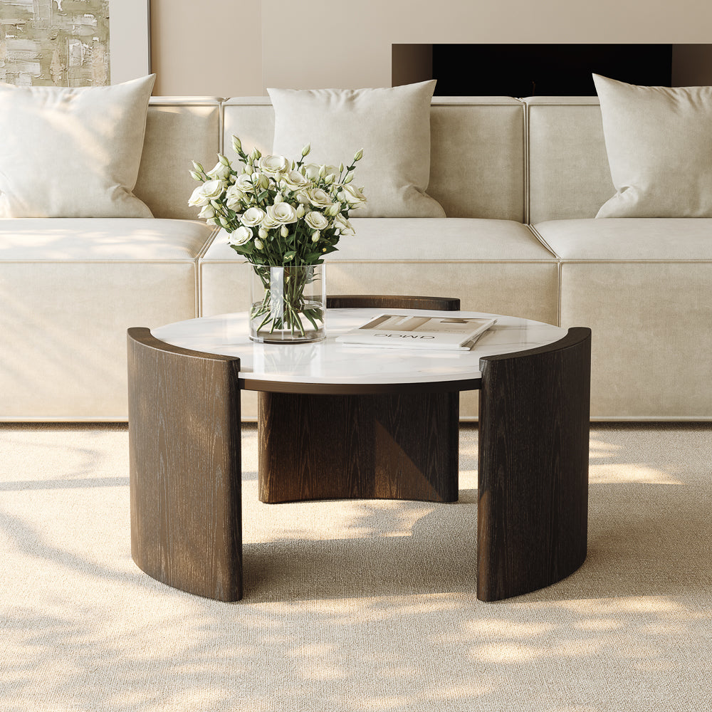 Solara Round Matte Coffee Table