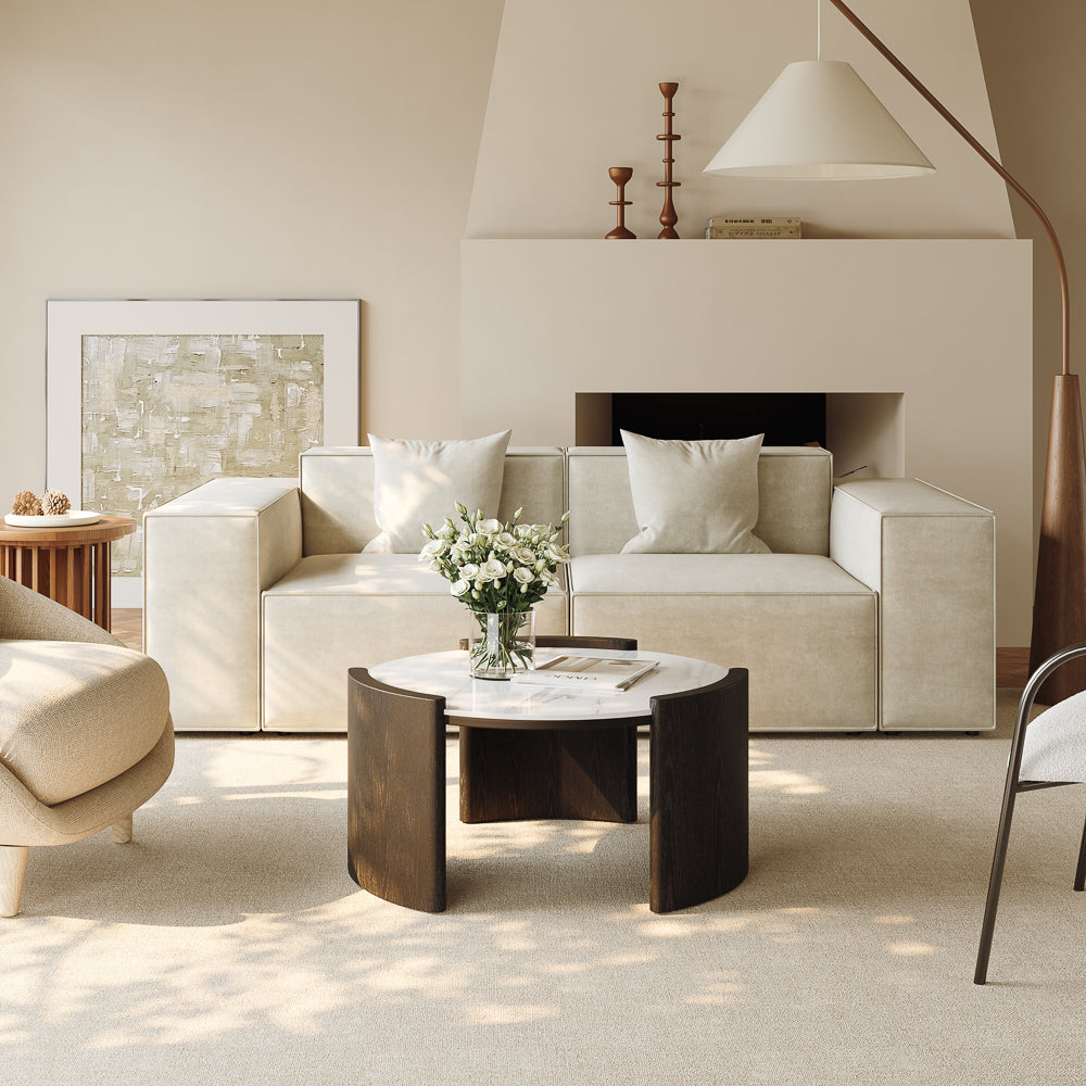Solara Round Matte Coffee Table