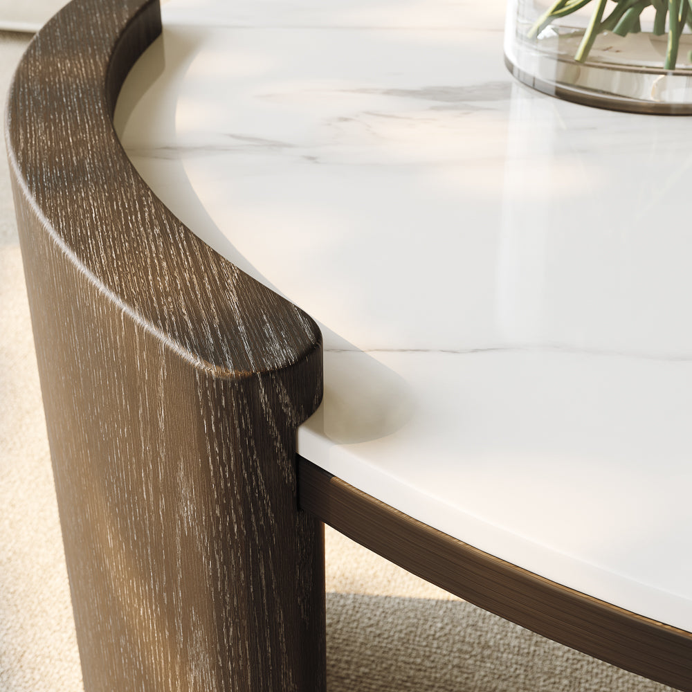 Solara Round Matte Coffee Table