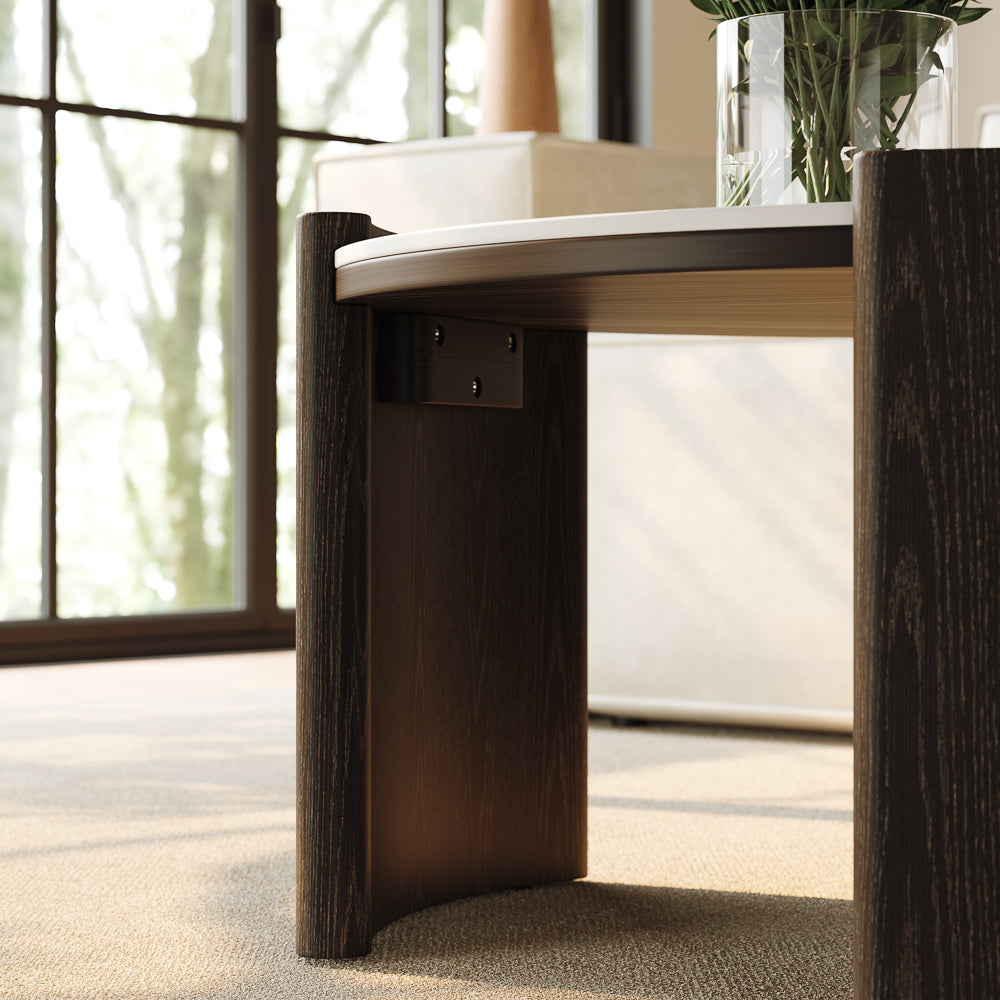Solara Round Matte Coffee Table