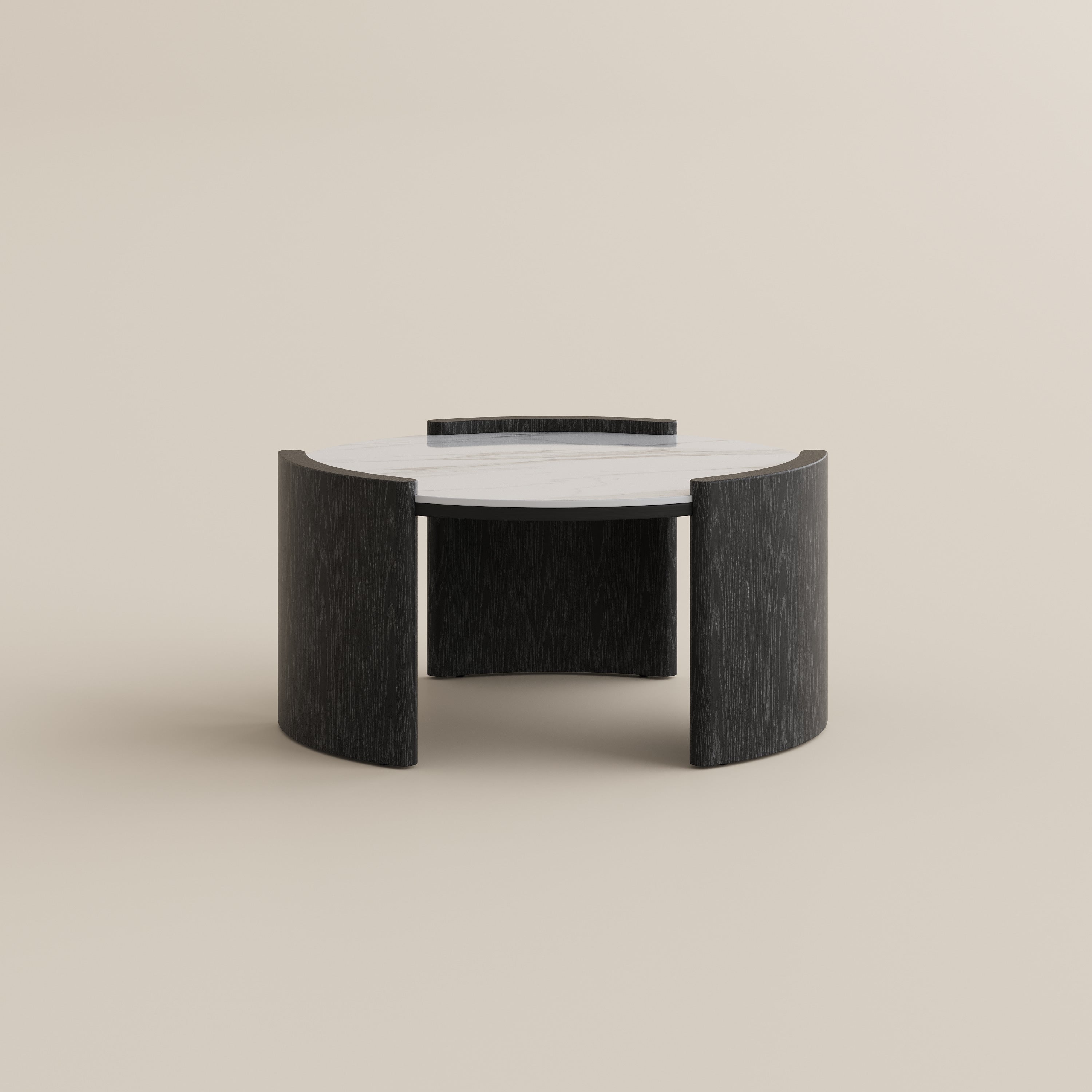 Solara Round Matte Coffee Table