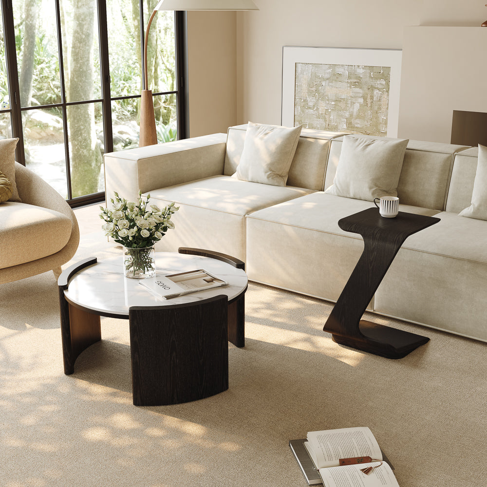 Solara Round Matte Coffee Table
