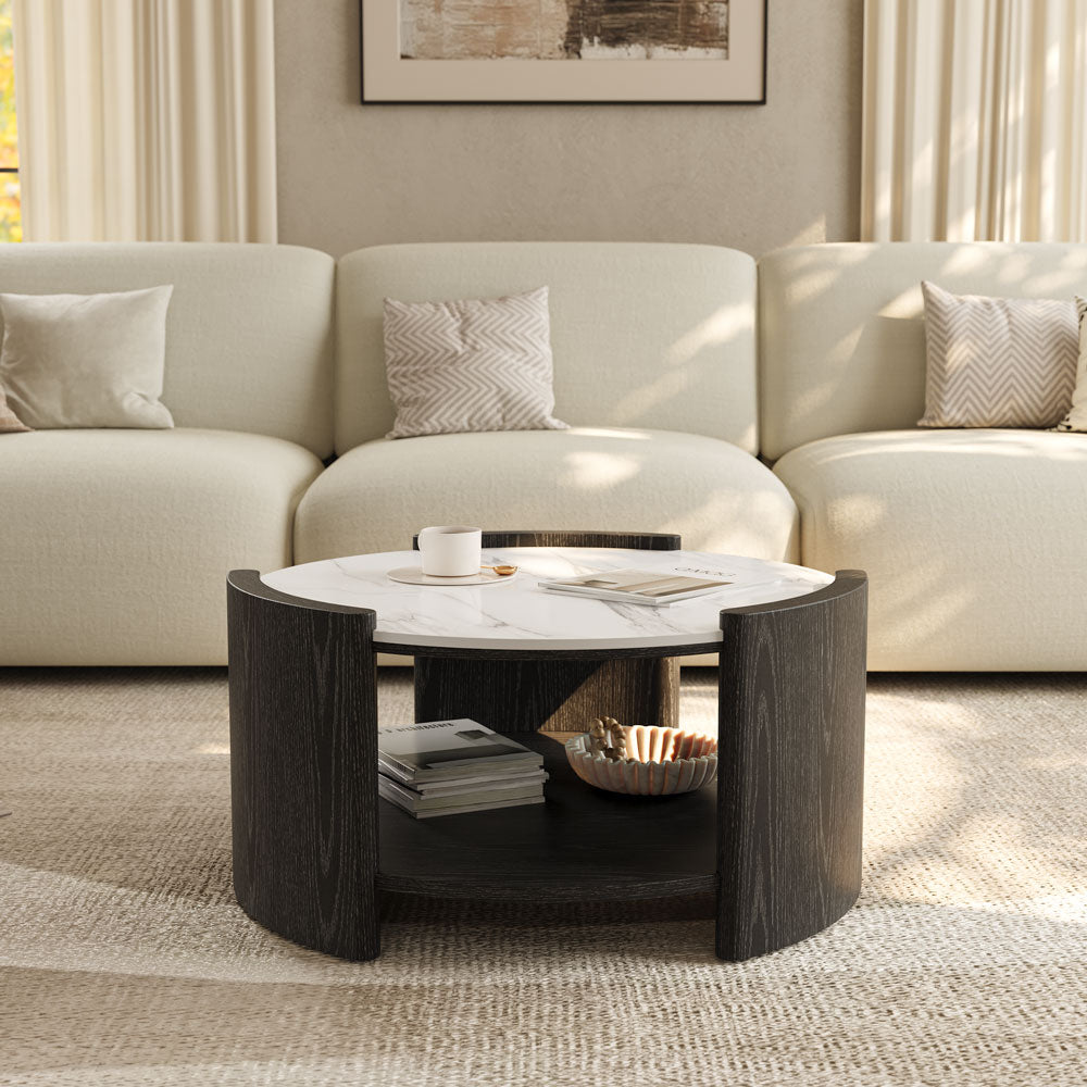 Solara Round Matte Coffee Table