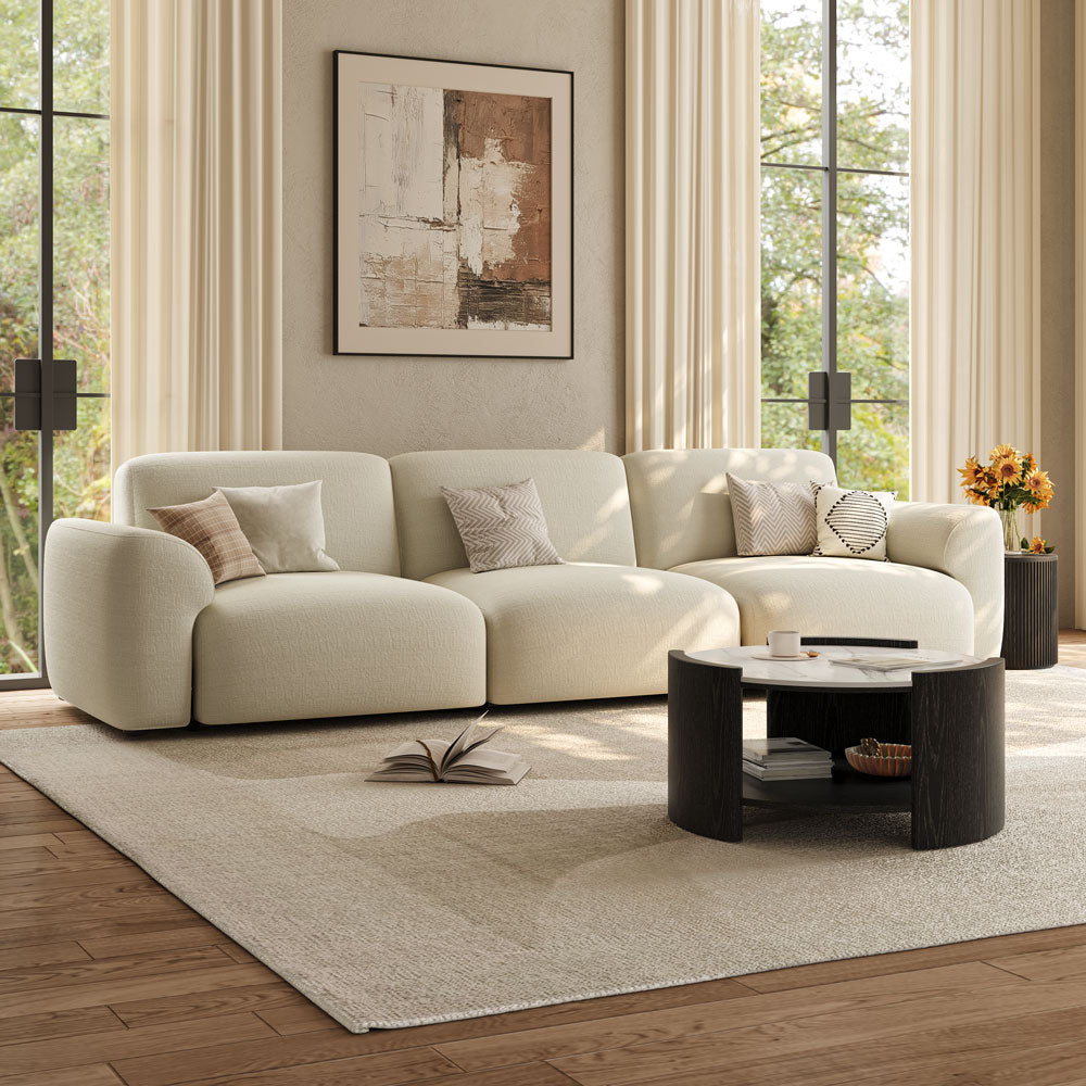 Solara Round Matte Coffee Table