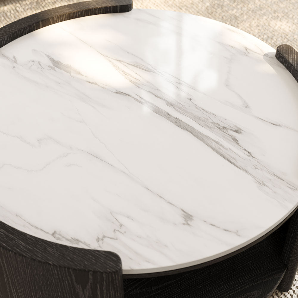 Solara Round Matte Coffee Table