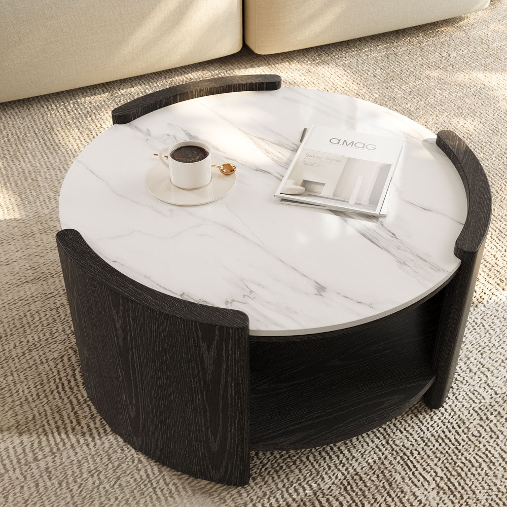 Solara Round Matte Coffee Table