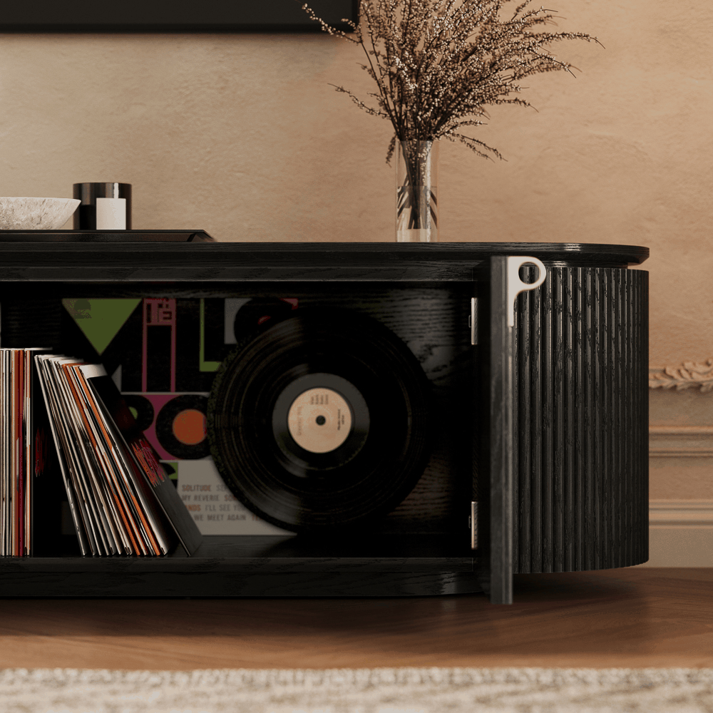 Silva Fluted Media Console