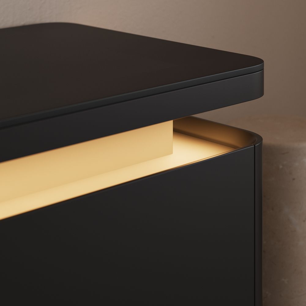 Aether Mid-Century LED TV Console