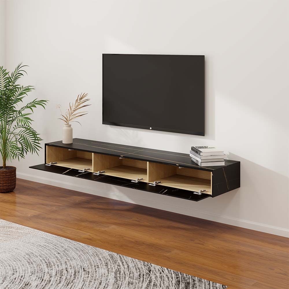 Float Modern Sintered Stone Floating TV Console