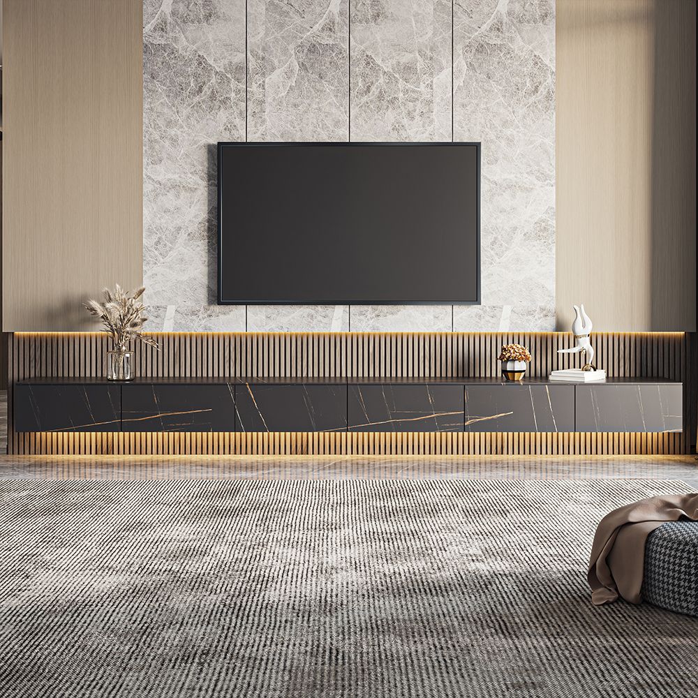 Float Modern Sintered Stone Floating TV Console