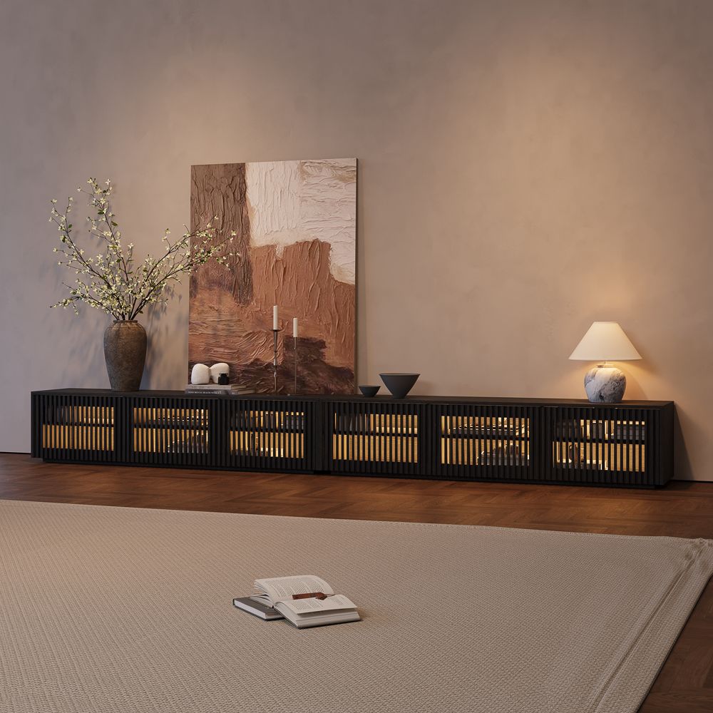 Aeolus Modern Wood TV Stand