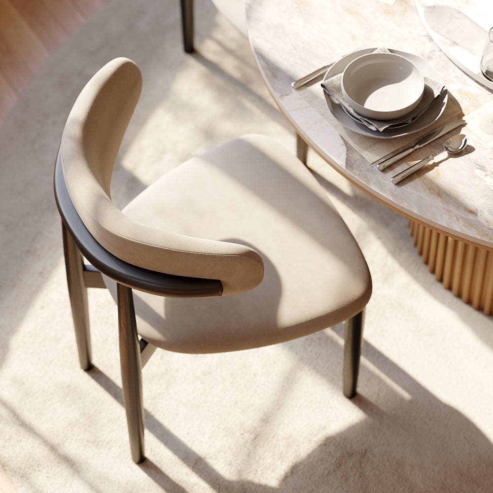 Aurelio Round Sintered Stone Dining Table