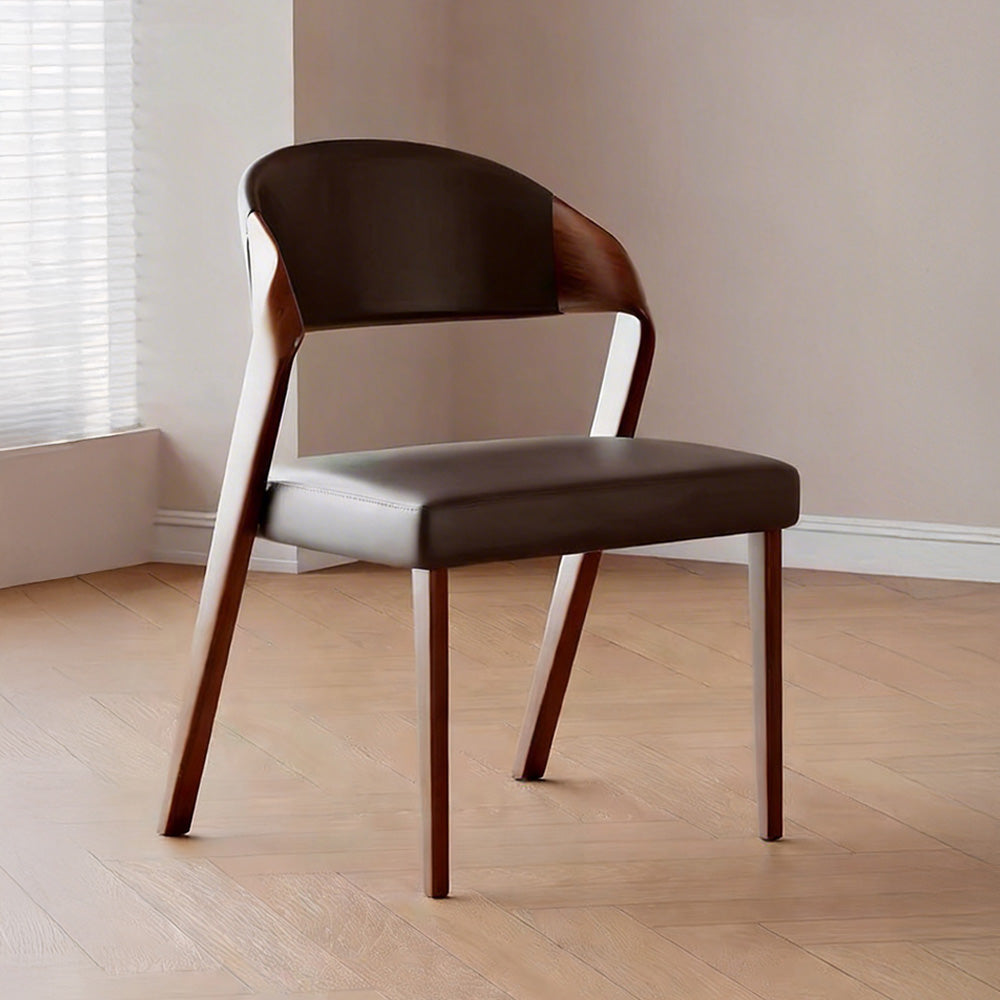 Corvin Minimalist Wood Chair (Set of 2)