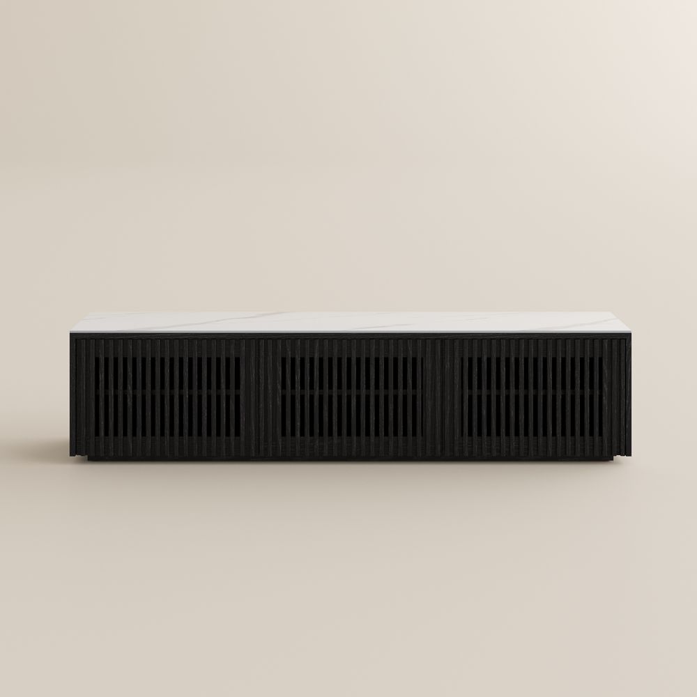 Aeolus Modern Wood TV Stand