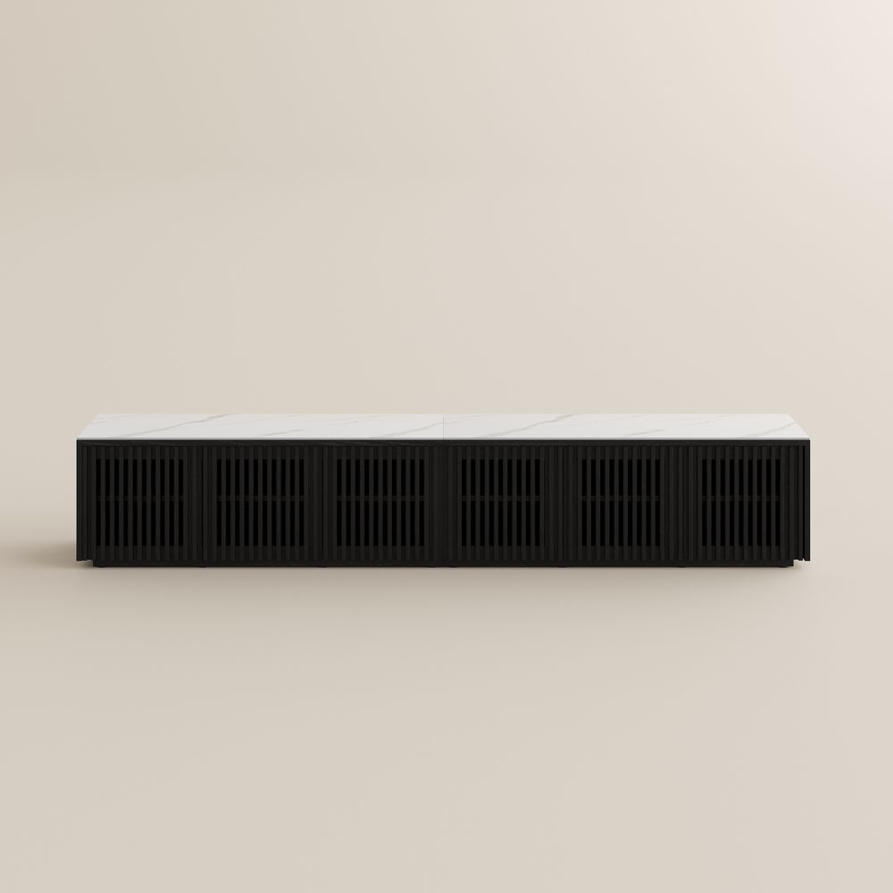 Aeolus Modern Wood TV Stand