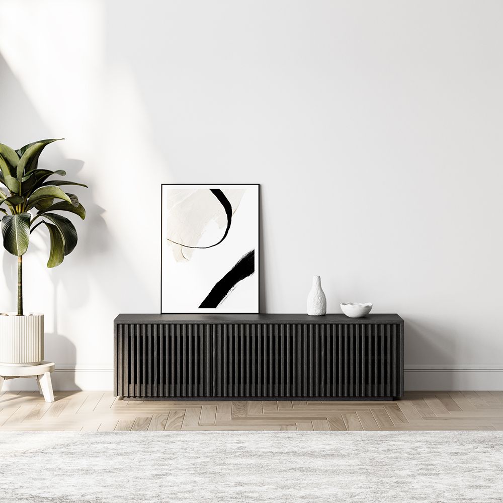 Aeolus Modern Wood TV Stand