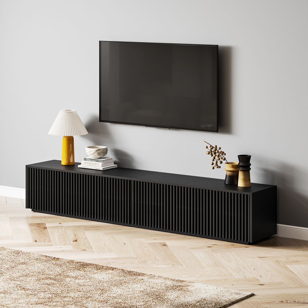 Aeolus Modern Wood TV Stand