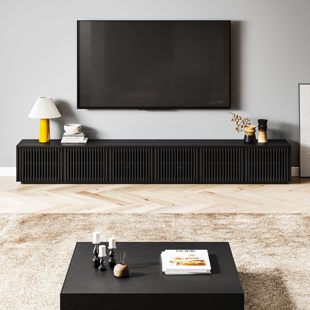 Aeolus Modern Wood TV Stand