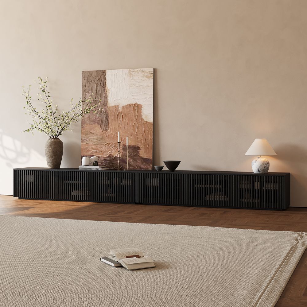 Aeolus Modern Wood TV Stand