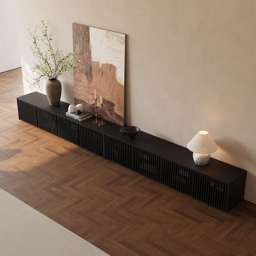 Aeolus Modern Wood TV Stand