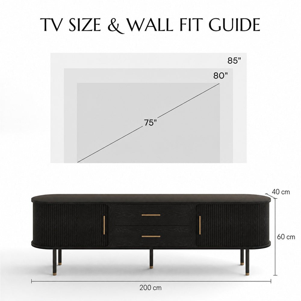 Eos Mid-Century Modern TV Stand - Exclusivia