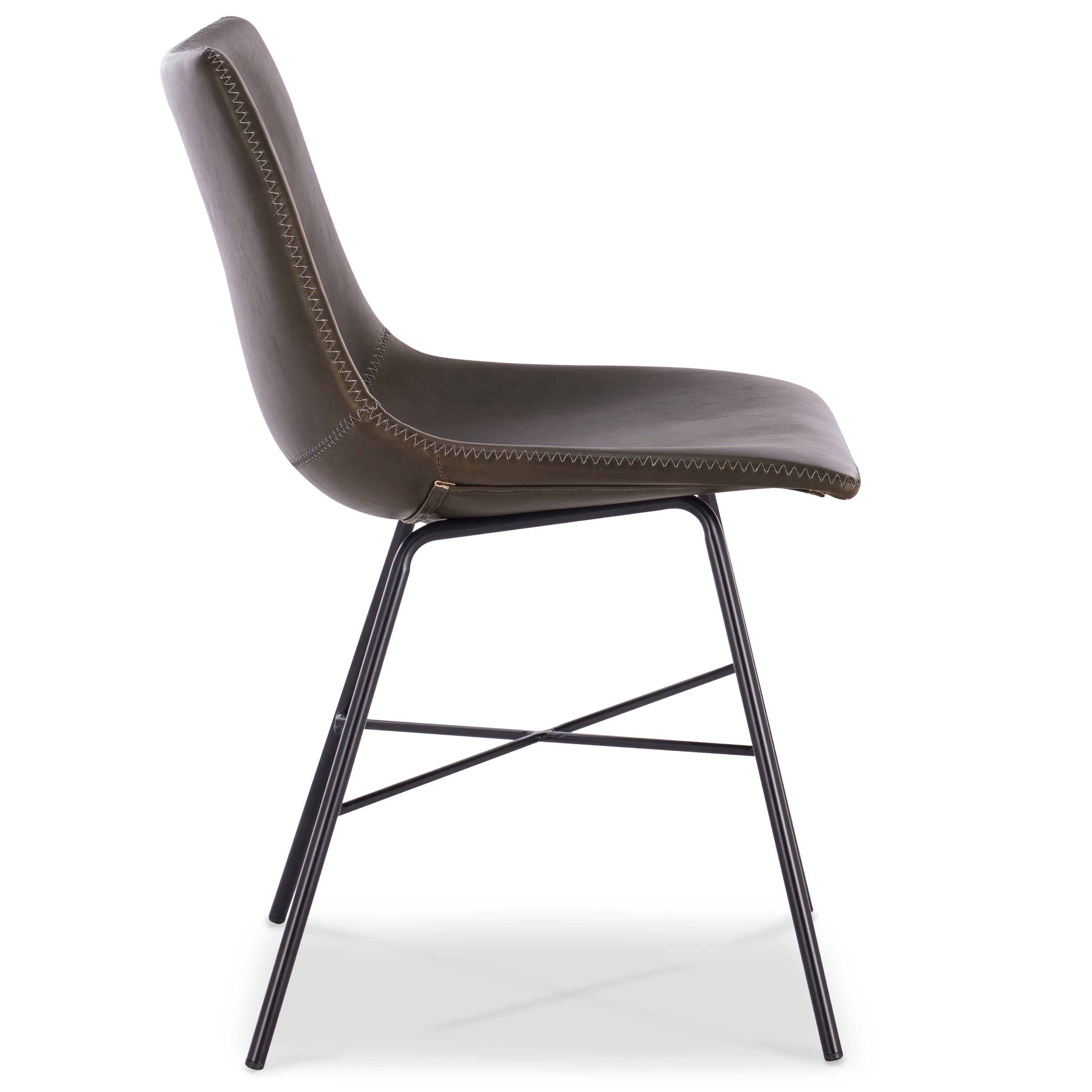 PAXLEY Vegan Leather Dining Chair Set of 2